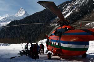 heli-ski