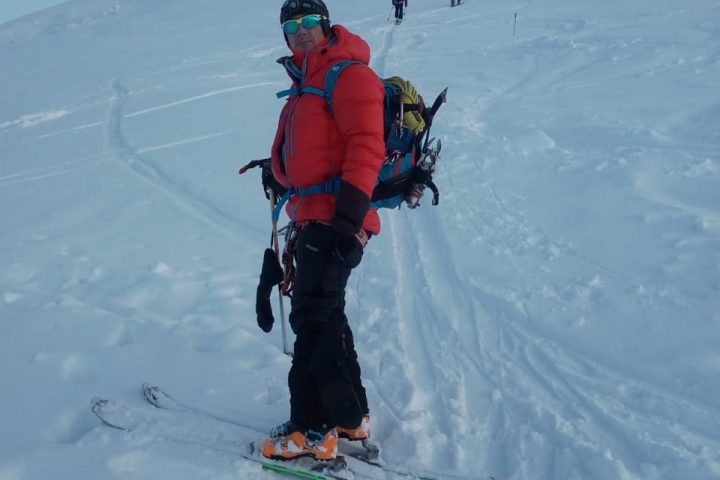 Ski tour on Elbrus
