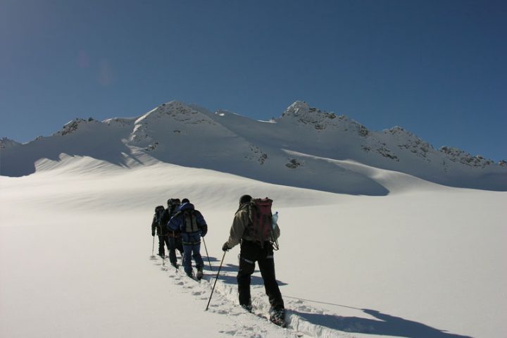 Azau glacier skitour